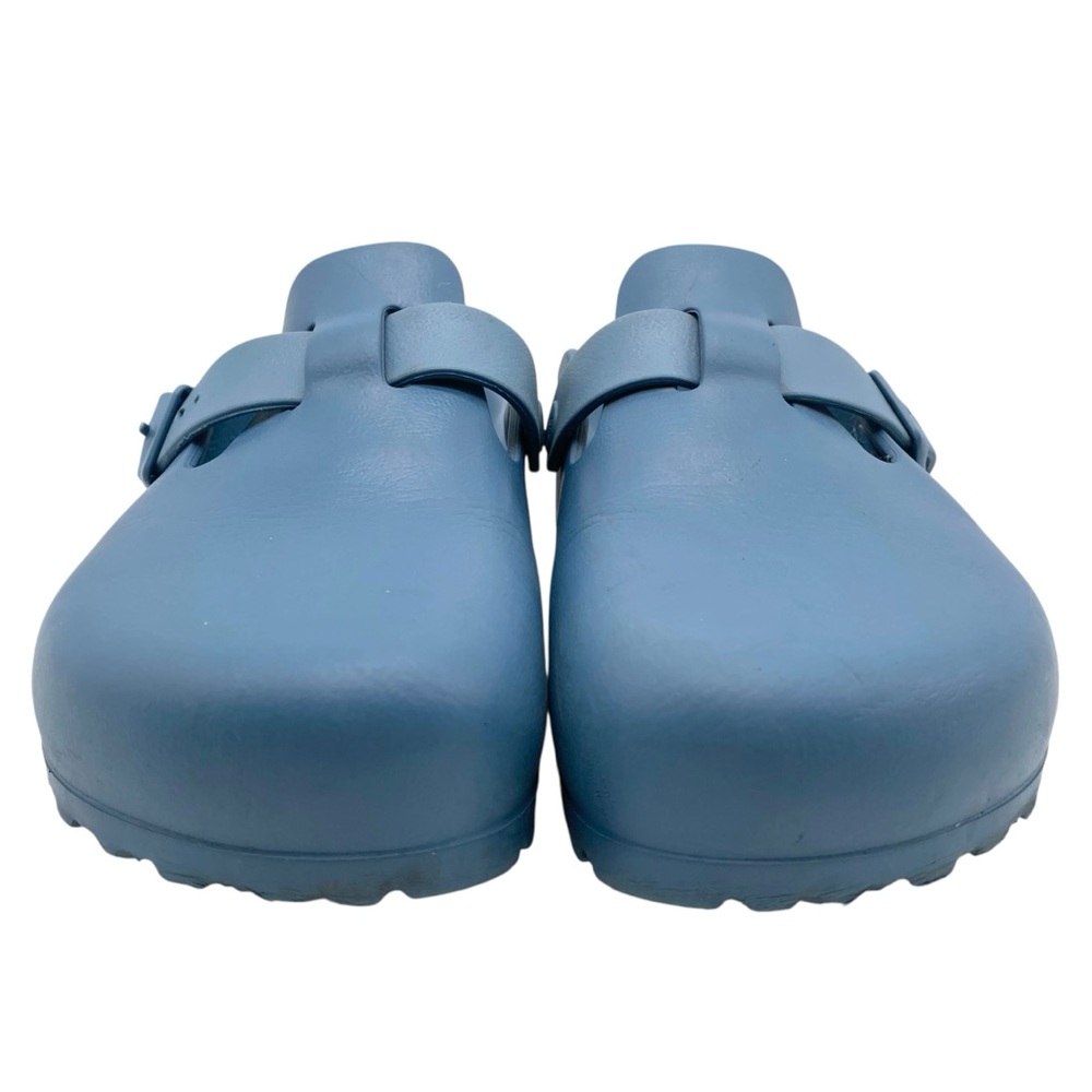 Birkenstock Essentials Boston Mule Sz 8 Blue EVA Flat Slip On Comfortable Casual - Picture 5 of 9